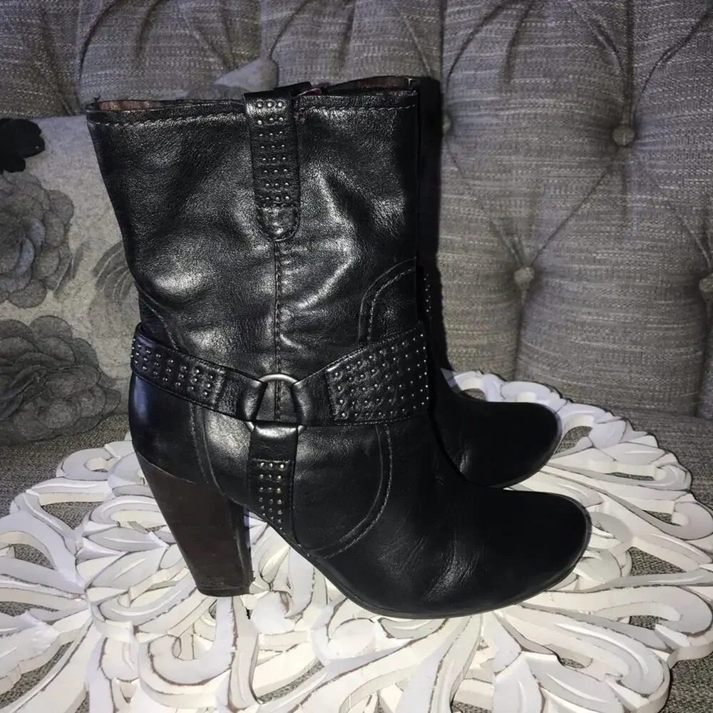 Biviel Ankle Heels Boots Woman’s 38.5 7.5